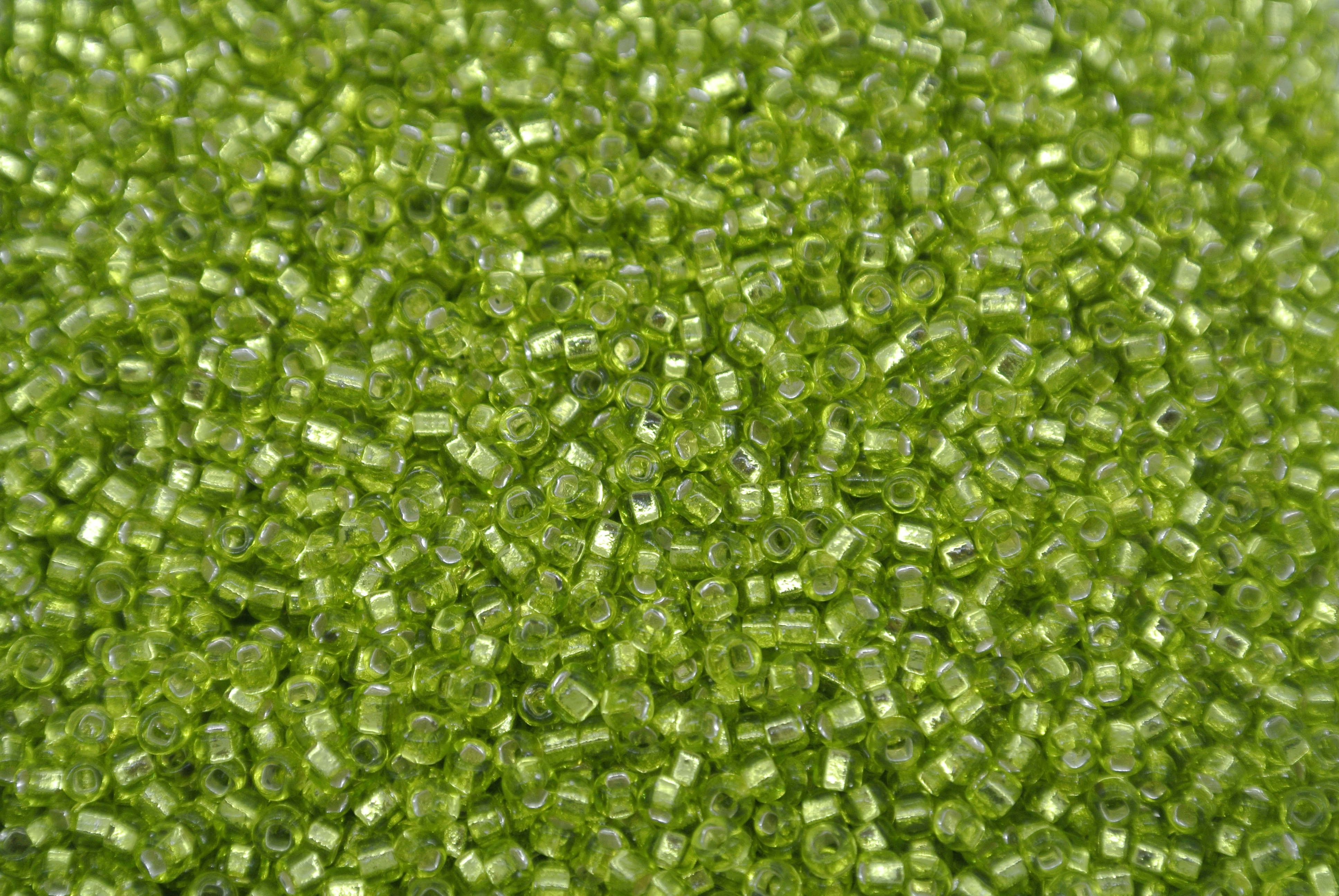 Seed Beads -11/0 size #24 Metal Apple Green 1Pound